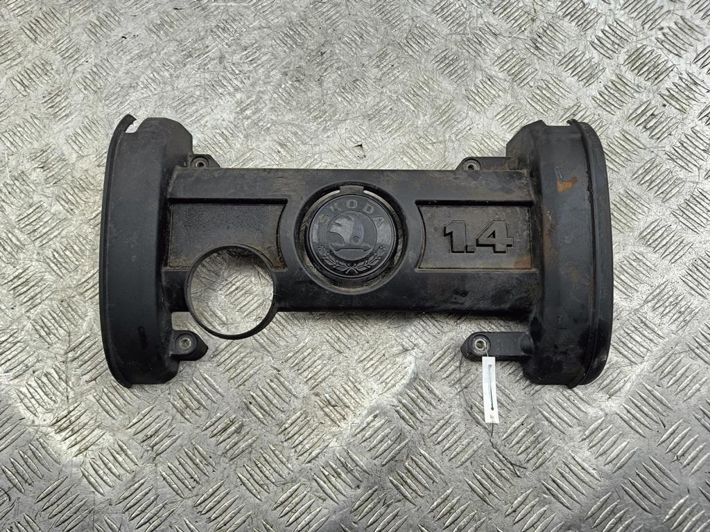 декоративная крышка двигателя Skoda Fabia mk2 (5J) 2008, 1.4 л., бензин, МКПП, чёрный, хетчбэк 5 дв., 036103925CD