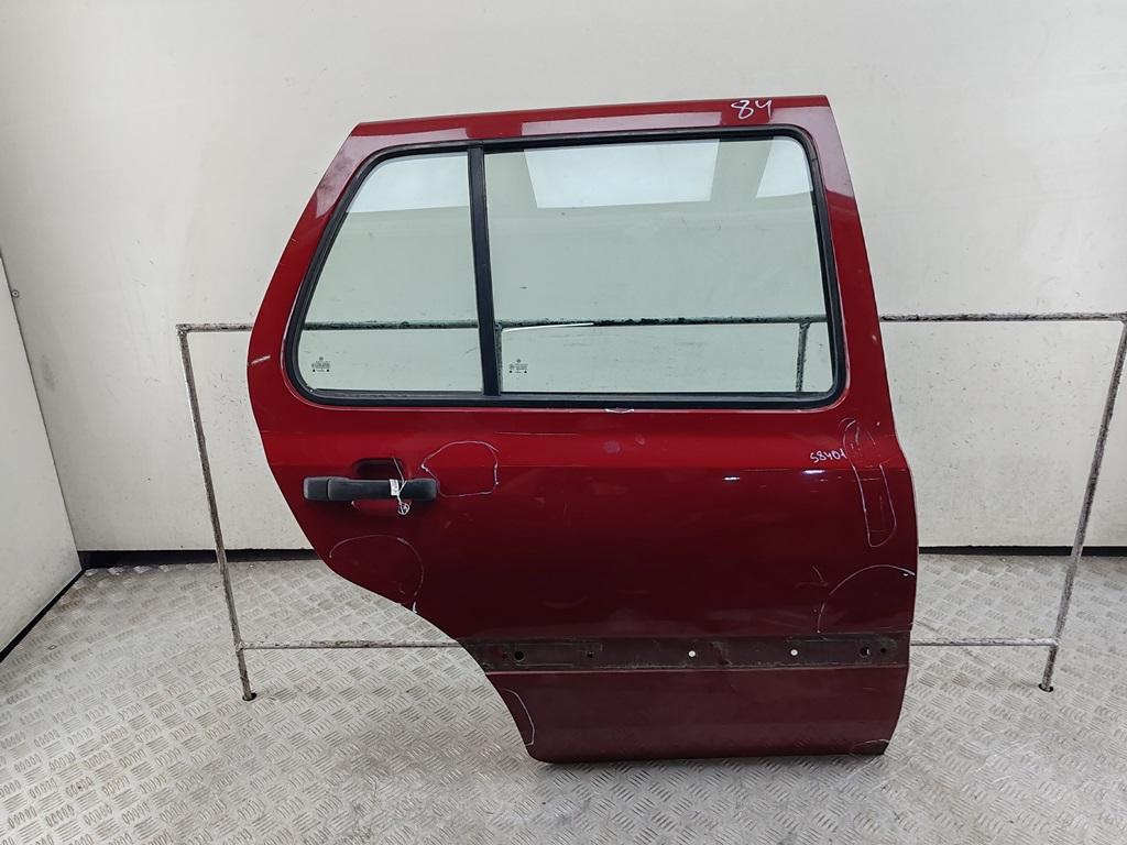 дверь сдвижная Volkswagen Golf-3 1994, красный, хетчбэк 5 дв. - фото №1