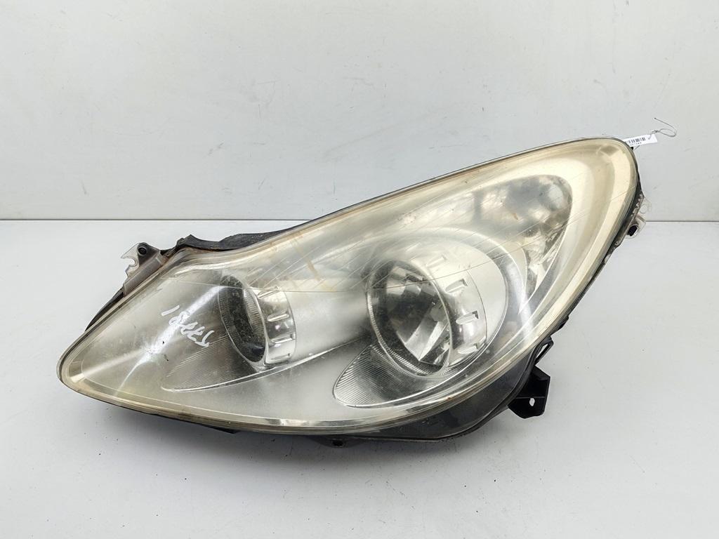 фара левая Opel Corsa D 2009, 1.2 л., бензин, МКПП, чёрный, хетчбэк 3 дв., 13186381