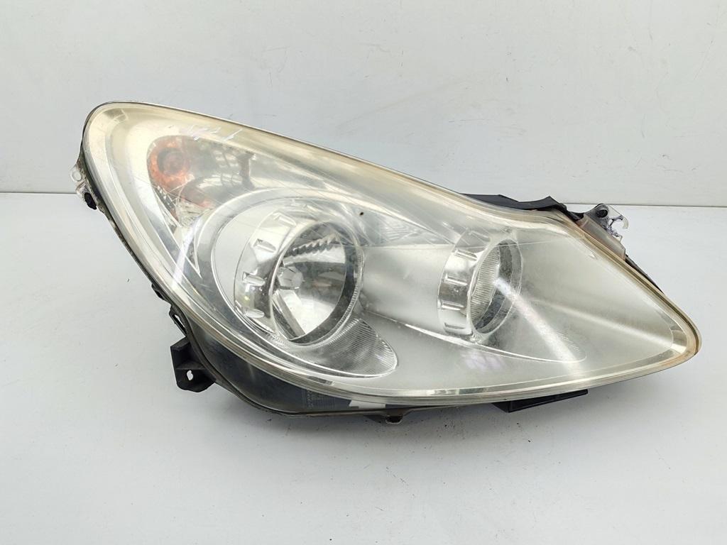 фара правая Opel Corsa D 2009, 1.2 л., бензин, МКПП, чёрный, хетчбэк 3 дв., 13186382