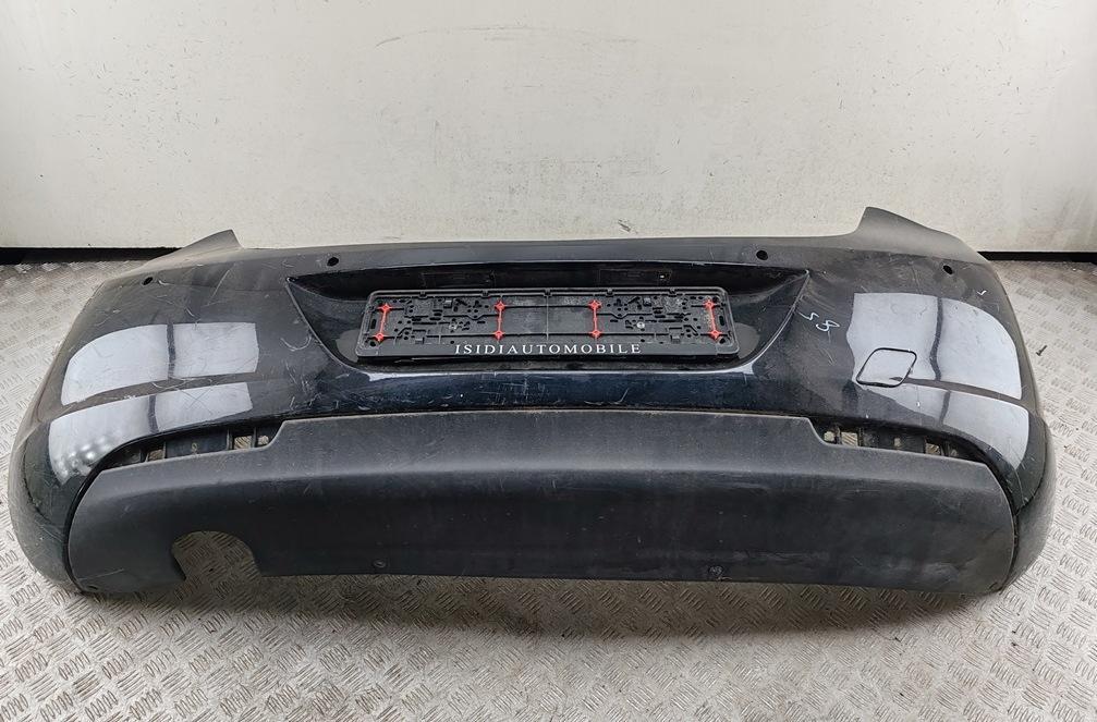 бампер задний Opel Astra J 2010, чёрный, хетчбэк 5 дв.