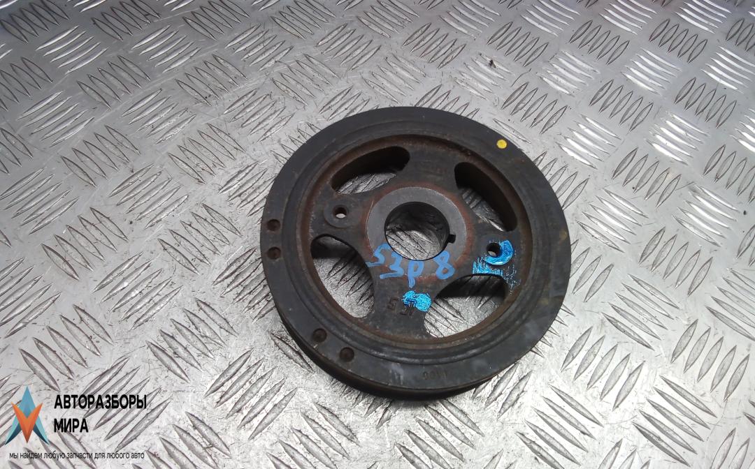 шкив коленвала Toyota Auris 1 поколение 2007, 2.0 л., дизель, МКПП, хетчбэк 5 дв. - фото №1