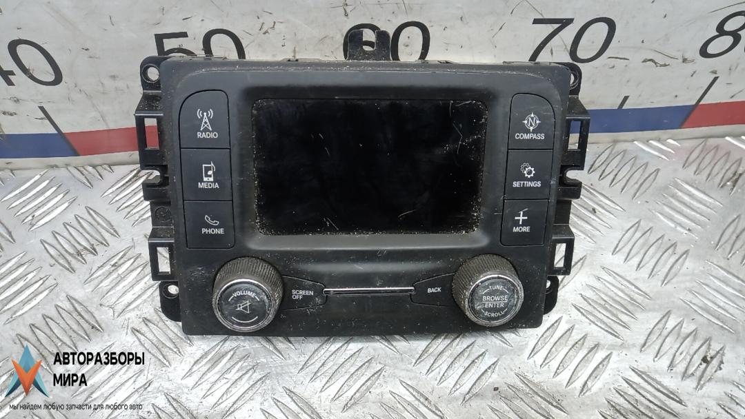 магнитола Jeep Cherokee KL 2016, 2.4 л., бензин, АКПП, внедорожник 5 дв., 68271748AC - фото №1