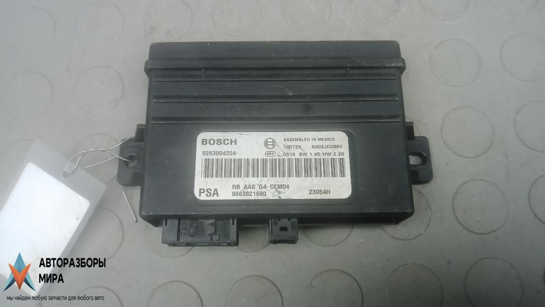 блок управления (другие) Peugeot Partner 2 поколение (B9) 2011, 1.6 л., дизель, МКПП, 6002JC0860, 9663821680 - фото №1