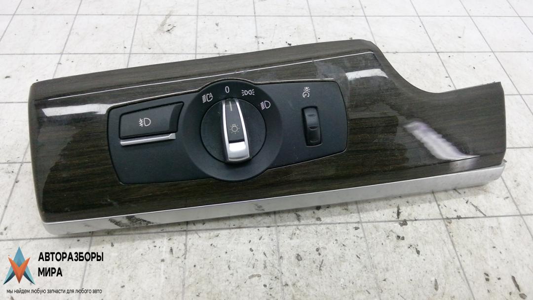 переключатель света BMW 7 серия F01/F02 2010, 4.4 л., 750i, бензин, АКПП, седан, 9192745 - фото №1