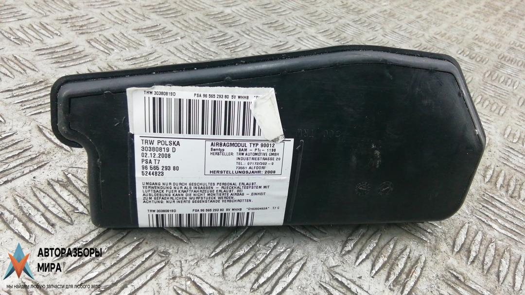 подушка безопасности пассажира Peugeot 308 T7 2009, 1.6 л., бензин, АКПП, универсал, 30380819D, 9656529380, 5244823 - фото №1