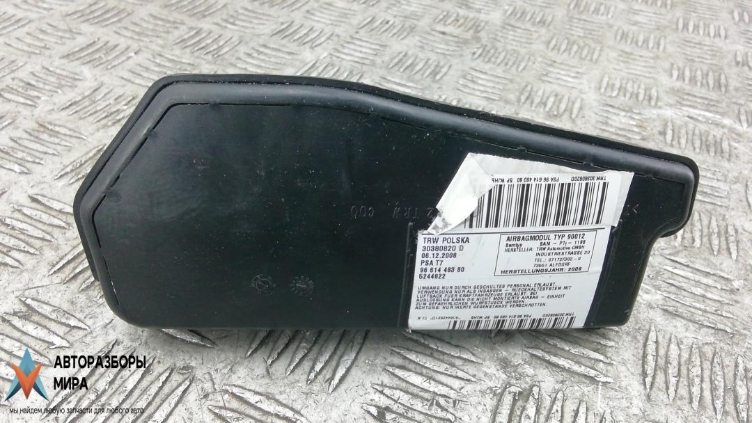 подушка безопасности пассажира Peugeot 308 T7 2009, 1.6 л., бензин, АКПП, универсал, 5244822, 9661448380, 30380820D - фото №1