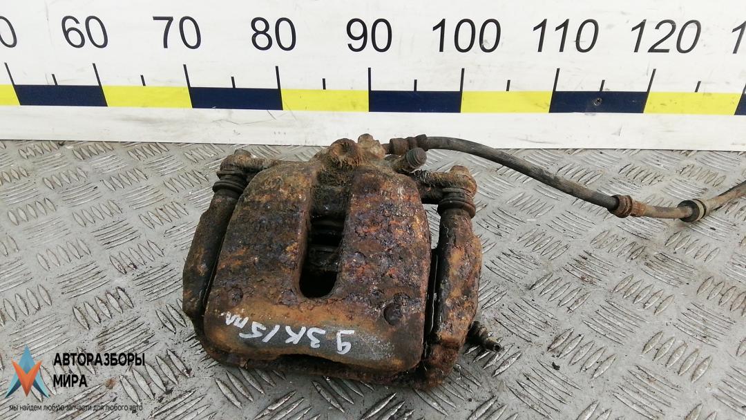 суппорт передний левый Skoda Fabia 2 поколение (5J) 2008, 1.9 л., D TDI PD, дизель, МКПП, универсал, 6Q0615123 - фото №1