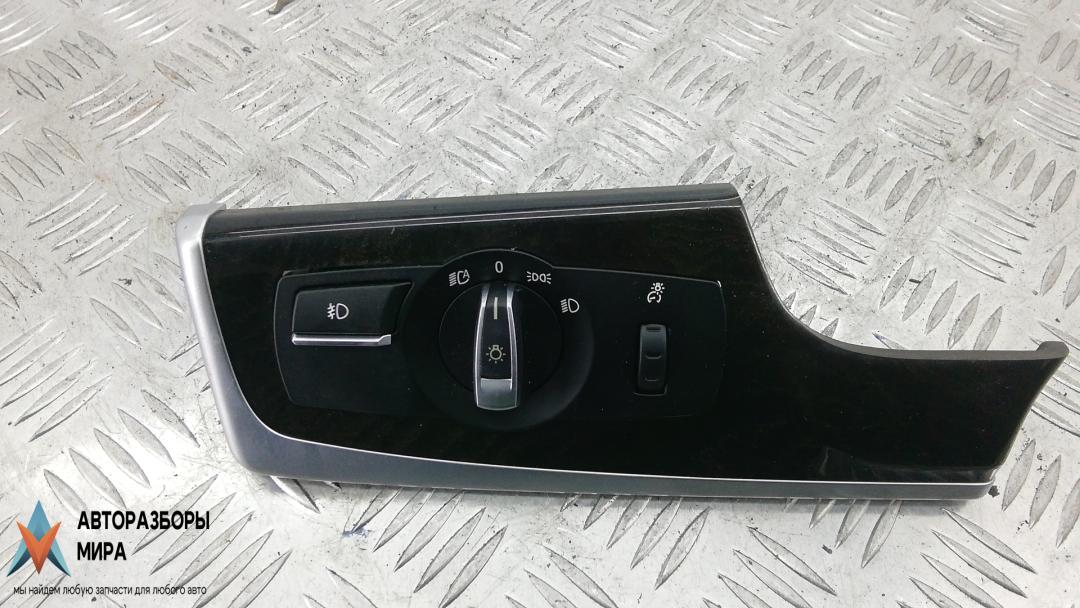 переключатель света BMW 5 серия F07/F10/F11 2012, 2.0 л., 528i, бензин, АКПП, седан, 9192745 - фото №1