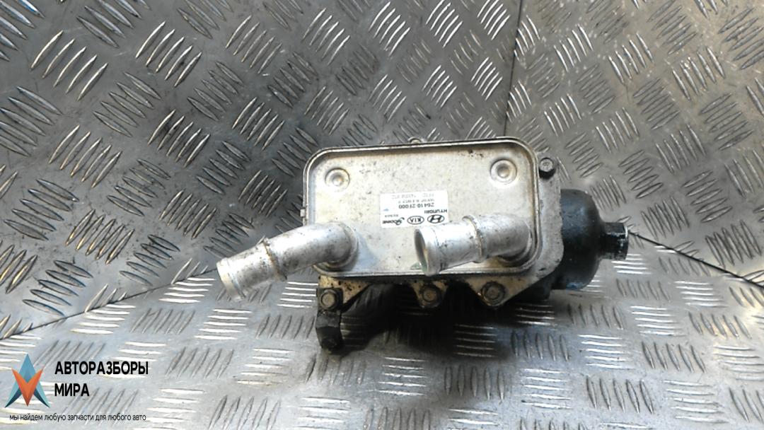 Корпус масляного фильтра дизельный Kia Sorento 2 поколение 2011, 2.2 л., дизель, МКПП, внедорожник 5 дв., 264102F000 - фото №1