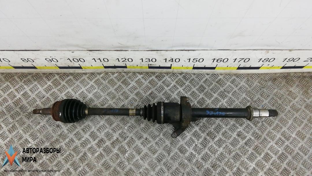 полуось передняя правая (приводной вал, ШРУС) Toyota Auris 1 поколение 2006, 2.0 л., дизель, МКПП, хетчбэк 5 дв., 4341002590, 4341002591 - фото №1