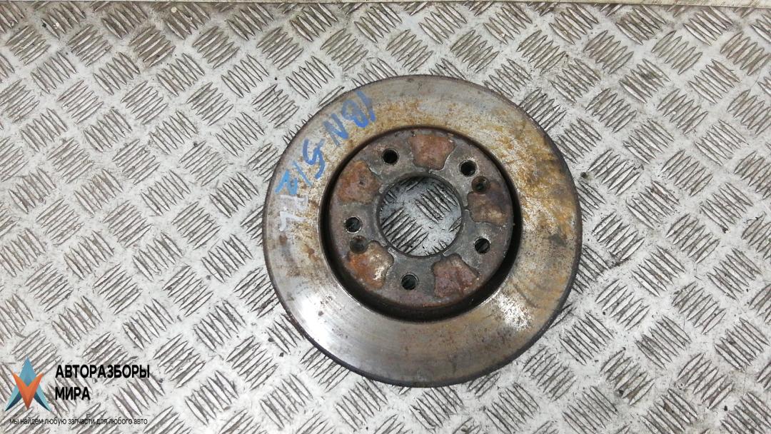 диск тормозной передний Kia Sportage 2 поколение 2005, 2.0 л., дизель, МКПП, внедорожник 5 дв., 517121D100, 517123K100, 517120Z000, 517123K110, 517122C000, 517123K050, 517122Y000, 517122E300, 517121F000, 517123K160, 517123K150, 517121F300 - фото №1