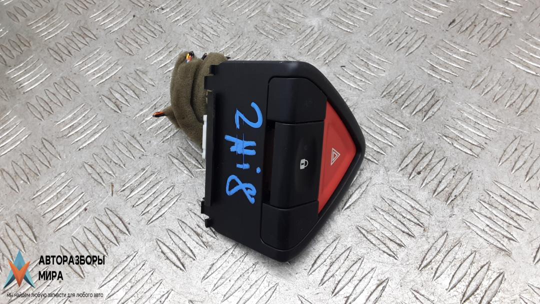 кнопка аварийной сигнализации Renault Koleos 1 поколение 2009, 2.0 л., dCi 4x4, дизель, МКПП, внедорожник 5 дв., 252900205R, 252905023R - фото №1