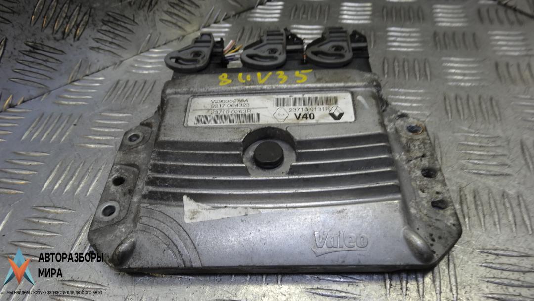 ЭБУ Renault Scenic 3 поколение 2009, 1.6 л., бензин, МКПП, минивэн, 237100263R, 237100131R - фото №1