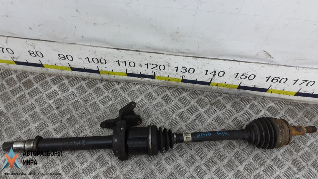 полуось передняя правая (приводной вал, ШРУС) Toyota Auris 1 поколение 2007, 2.0 л., дизель, МКПП, хетчбэк 5 дв., 43410-02590, 4341002591 - фото №1