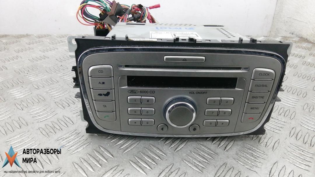 магнитола Ford Mondeo 4 поколение 2007, 2.0 л., дизель, МКПП, хетчбэк 5 дв., 7S7T18C815BA - фото №1