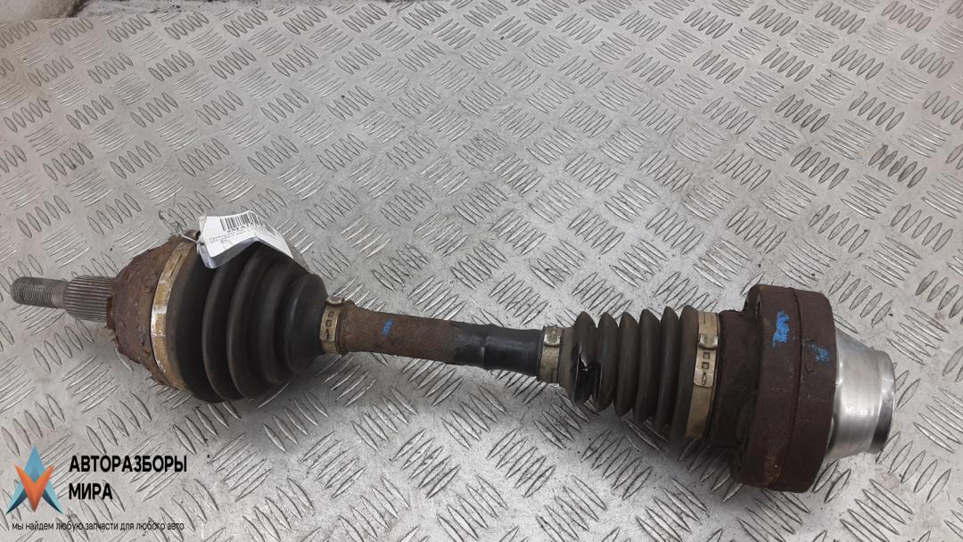 полуось передняя левая (приводной вал, ШРУС) Volkswagen Touareg 1 поколение 2005, 2.5 л., дизель, АКПП, внедорожник 5 дв., 7L6407271G, 7L6407271, 7L6407271C, 7L6407271BV, 7L6407271BX, 7L6407271D, 7L6407271GX, 7L6407271DX, 7L6407271B - фото №1