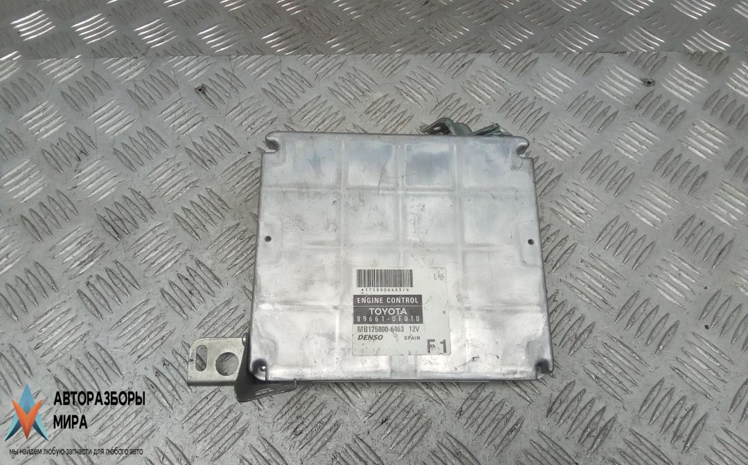 ЭБУ Toyota COROLLA VERSO 2005, 2.0 л., дизель, МКПП, минивэн, 896610F010, MB1758006463 - фото №1