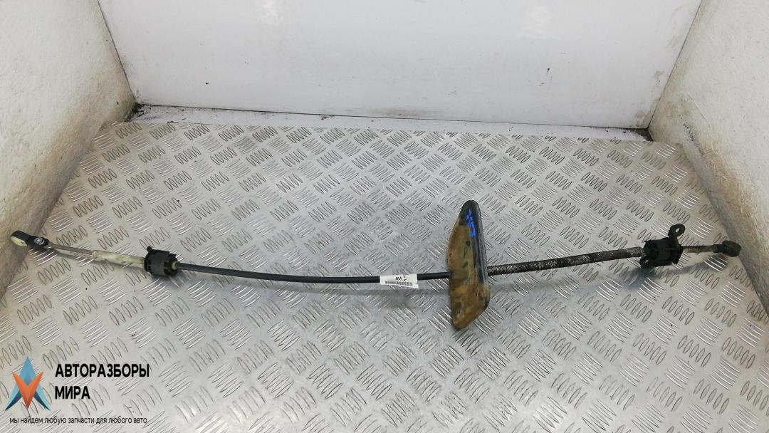 трос кулисы КПП Volkswagen Transporter T5 2006, 2.5 л., дизель, АКПП, микроавтобус - фото №1