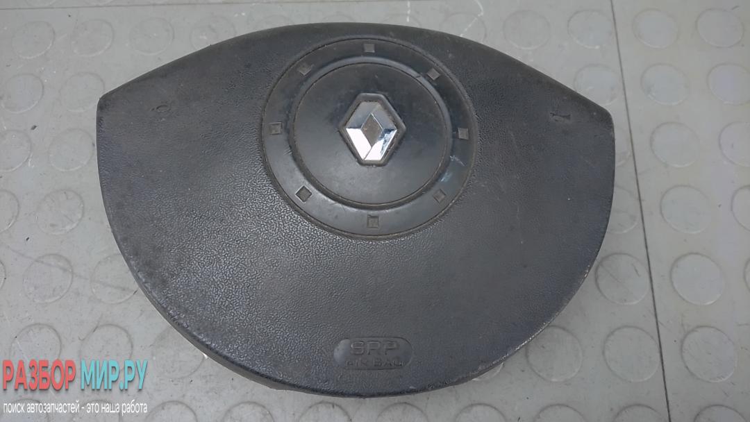 подушка безопасности водителя Renault Scenic 2 поколение 2005, 1.6 л., бензин, МКПП, минивэн, 8200381851A - фото №1