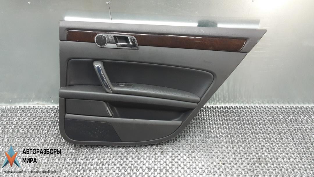 обшивка двери задняя правая Volkswagen Phaeton 1 поколение 2007, 3.0 л., дизель, АКПП, седан, 3D4867212AK - фото №1
