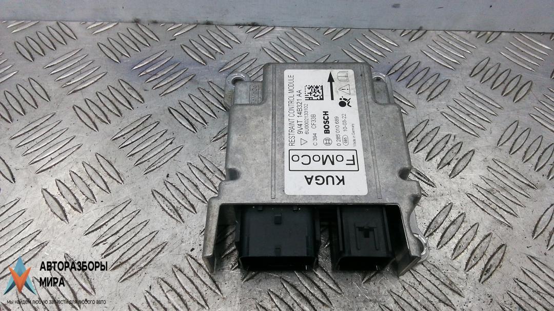 блок AirBag Ford Kuga 1 поколение 2008, 2.0 л., TDCi 4x4, дизель, МКПП, внедорожник 5 дв., 0285010689, 9V4T14B321AA - фото №1