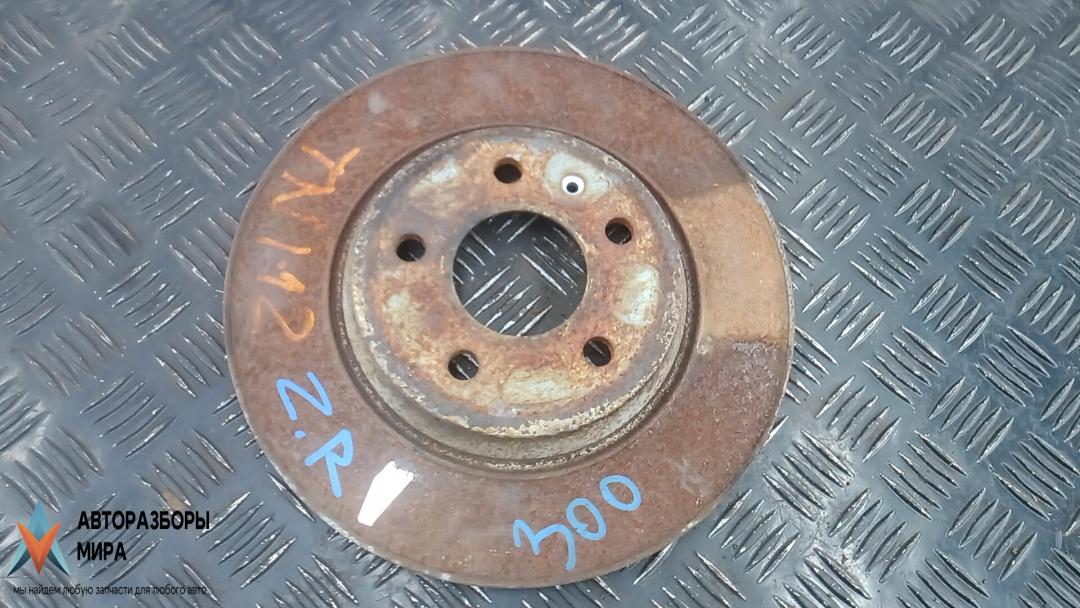 диск тормозной задний Audi A5 8T 2008, 1.8 л., бензин, МКПП, купе, 8K0615601B, 8K0615601M, 8K0615601J - фото №1