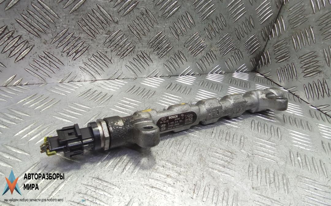 топливная рампа Hyundai i30 GD 2014, 1.6 л., дизель, МКПП, универсал, 31400-2A420 - фото №1