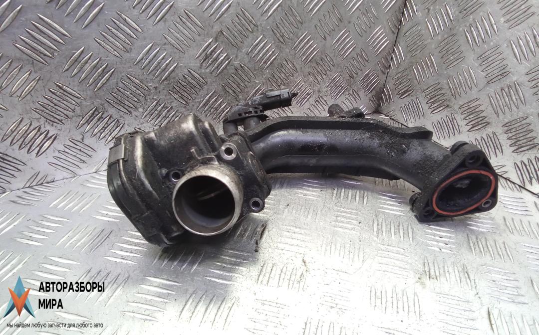 заслонка дроссельная Peugeot 3008 1 поколение 2011, 1.6 л., дизель, МКПП, хетчбэк 5 дв. - фото №1