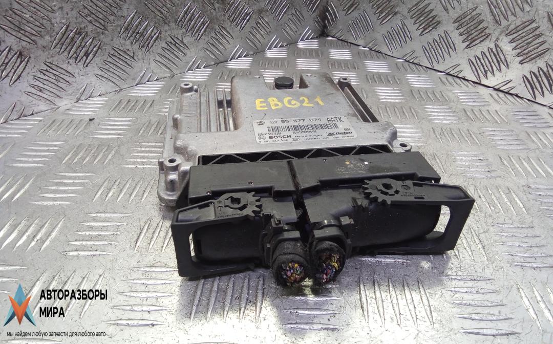 ЭБУ Opel Insignia 1 поколение (A) 2010, 2.0 л., дизель, МКПП, хетчбэк 5 дв., 55577674, 55575350, 0281017452 - фото №1