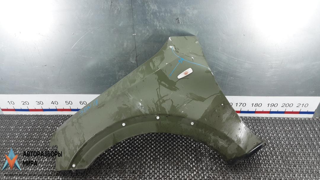 крыло переднее левое Mitsubishi Pajero 4 поколение 2009, 3.2 л., дизель, МКПП, внедорожник 5 дв. - фото №1