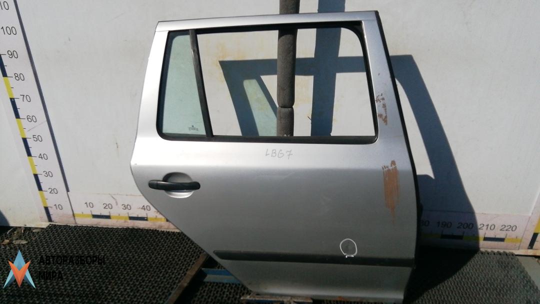 дверь задняя правая Skoda Octavia 2 поколение (A5) 2007, 1.9 л., D TDI PD, дизель, робот, универсал - фото №1