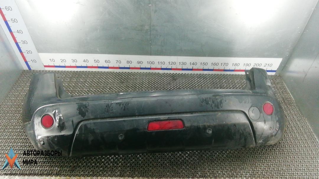 бампер задний Nissan Qashqai 1 поколение 2008, 2.0 л., дизель, МКПП, внедорожник 5 дв. - фото №1