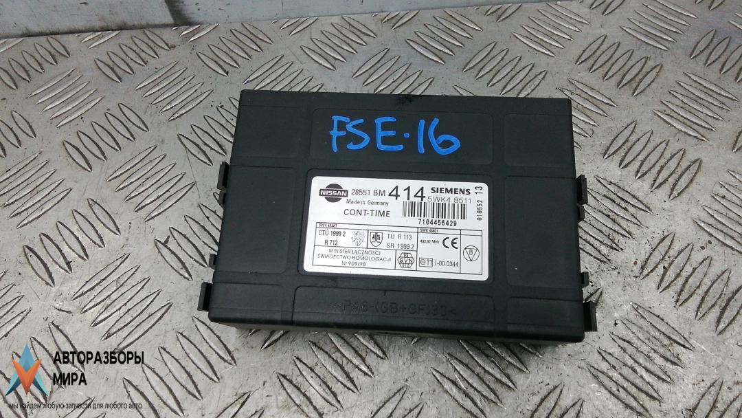 блок управления (другие) Nissan Almera N16 2001, 1.8 л., бензин, МКПП, хетчбэк 5 дв., 5WK48511 - фото №1