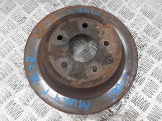 диск тормозной задний Nissan Qashqai 1 поколение 2009, 1.5 л., дизель, МКПП, внедорожник 5 дв.