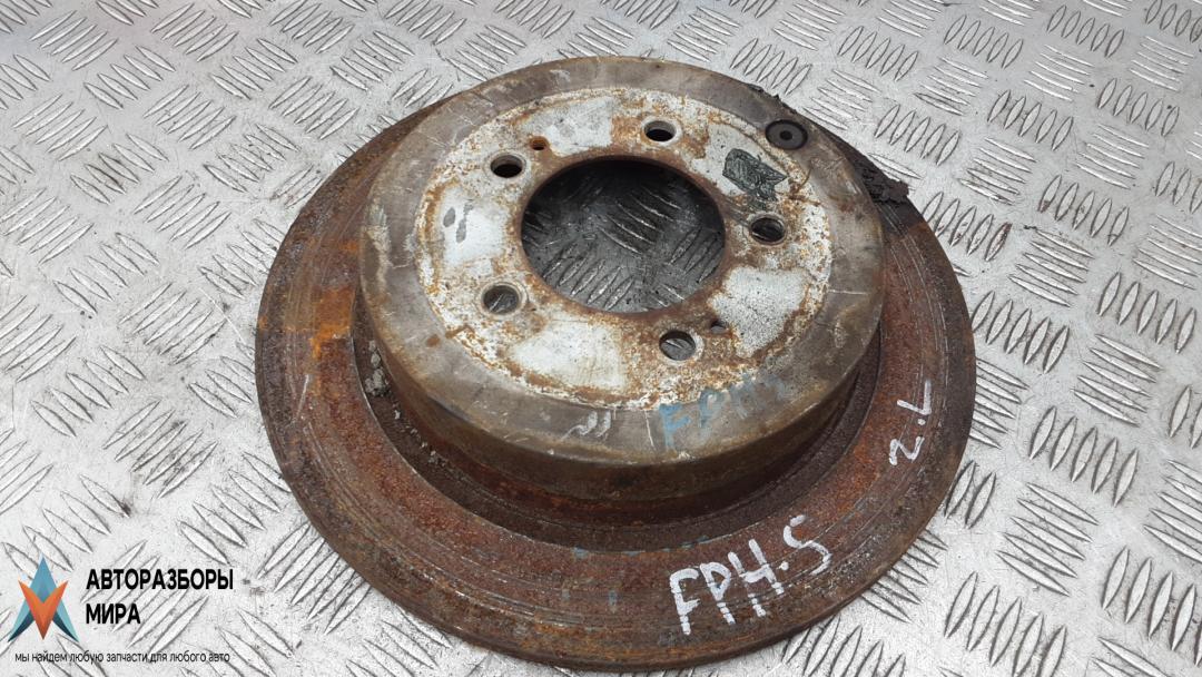 диск тормозной задний Peugeot 4007 1 поколение 2009, 2.2 л., дизель, МКПП, внедорожник 5 дв. - фото №1