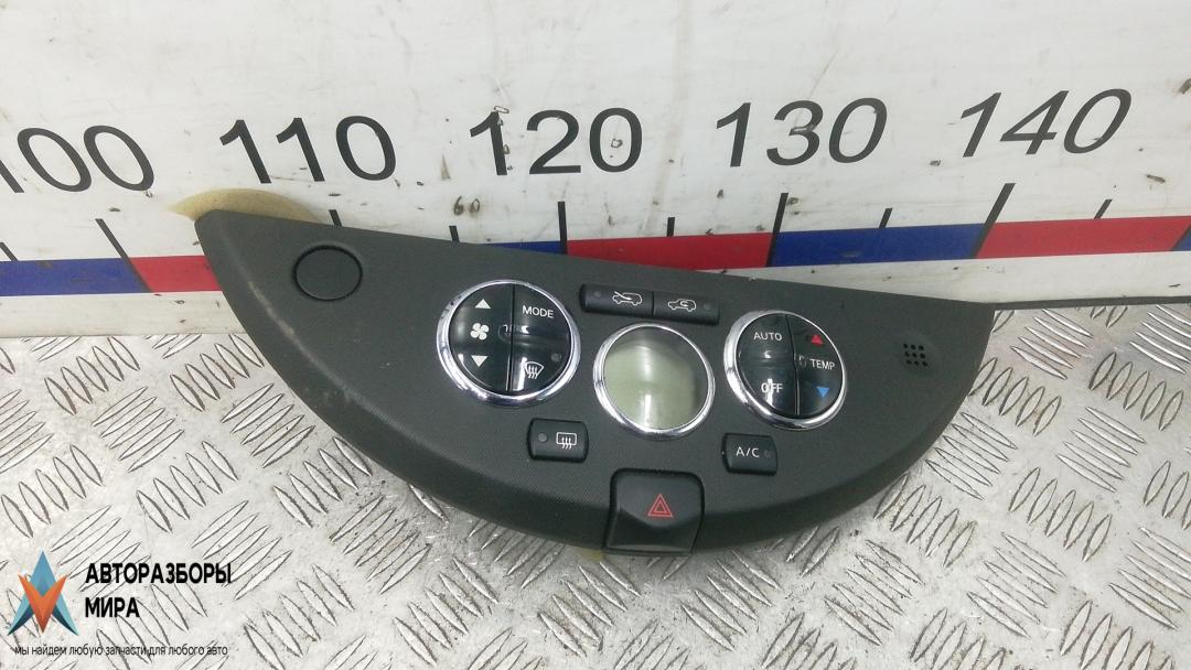 блок управления печки / климат-контроля Nissan Note E11 2006, 1.6 л., бензин, АКПП, хетчбэк 5 дв. - фото №1