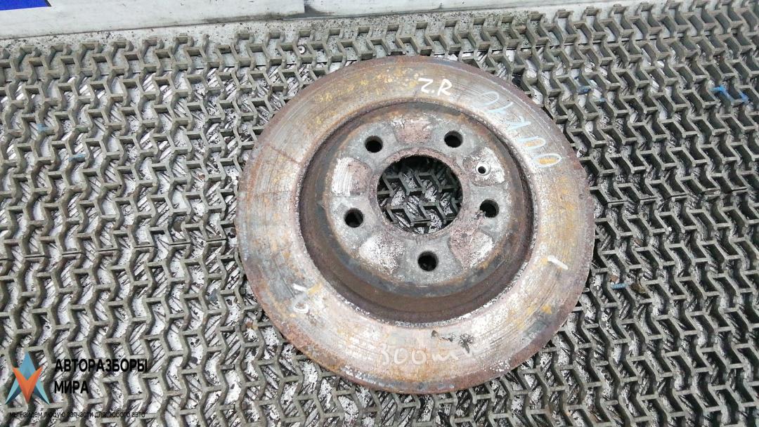 диск тормозной задний Audi A5 8T 2009, 2.7 л., дизель, вариатор, купе, 8K0615601B, 8K0615601M, 8K0615601J - фото №1