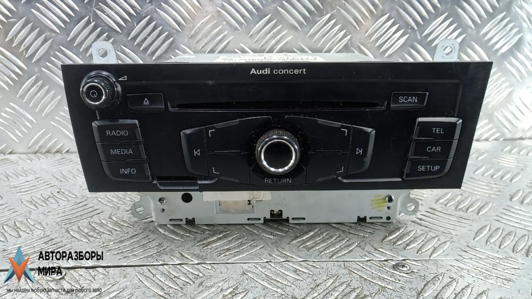 магнитола Audi A5 8T 2009, 2.0 л., TFSI, бензин, МКПП, купе, 8T2035186P - фото №1