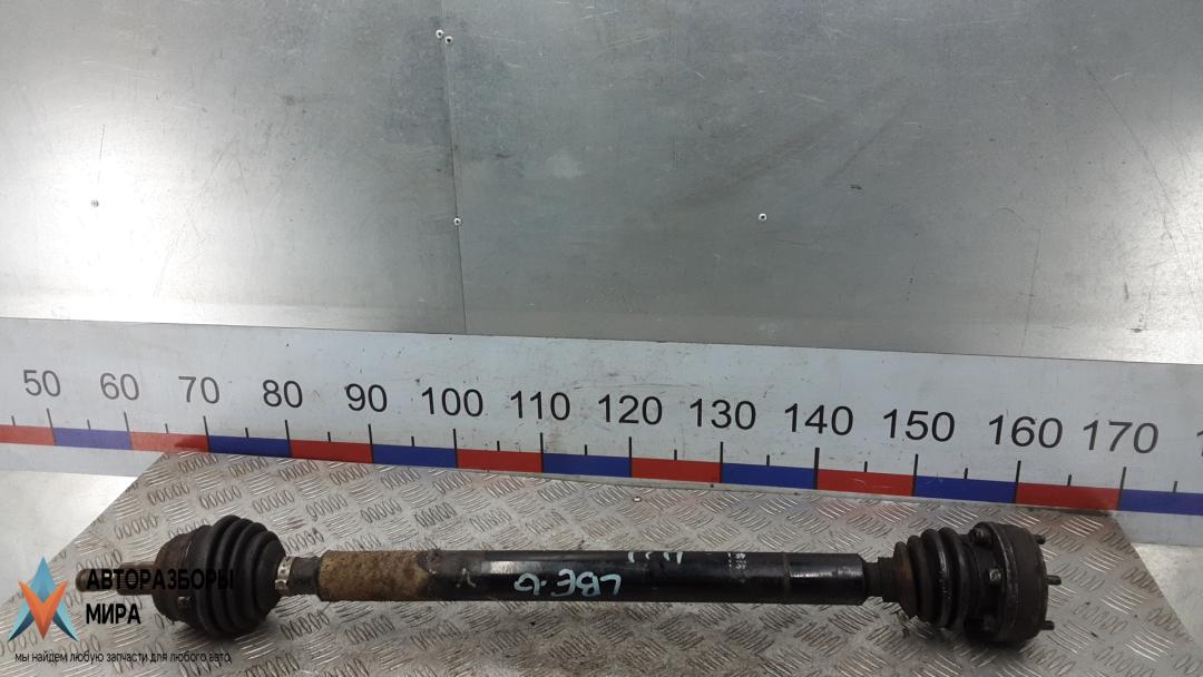 полуось передняя правая (приводной вал, ШРУС) Volkswagen Bora 1 поколение 2004, 1.9 л., SDi, дизель, МКПП, седан, 1J0407452EX, 1J0407272F - фото №1