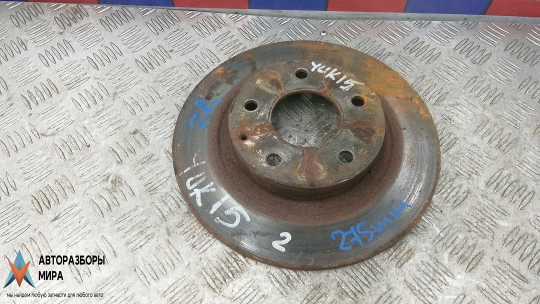 диск тормозной задний Mazda 6 GJ 2014, 2.2 л., дизель, МКПП, седан - фото №1