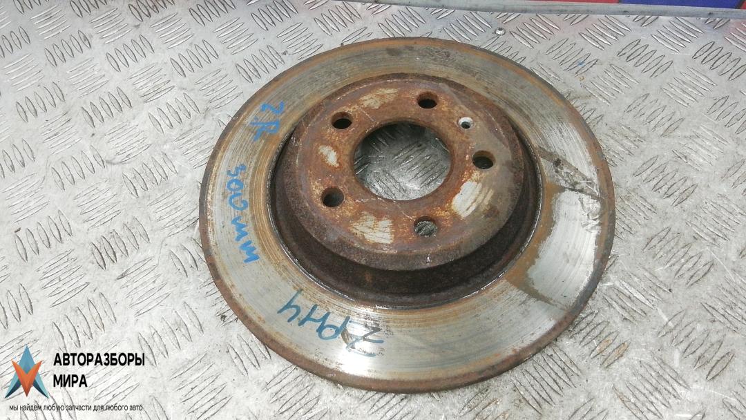 диск тормозной задний Audi A5 8T 2009, 2.0 л., TFSI, бензин, МКПП, купе, 8K0615601B, 8K0615601M, 8K0615601J - фото №1