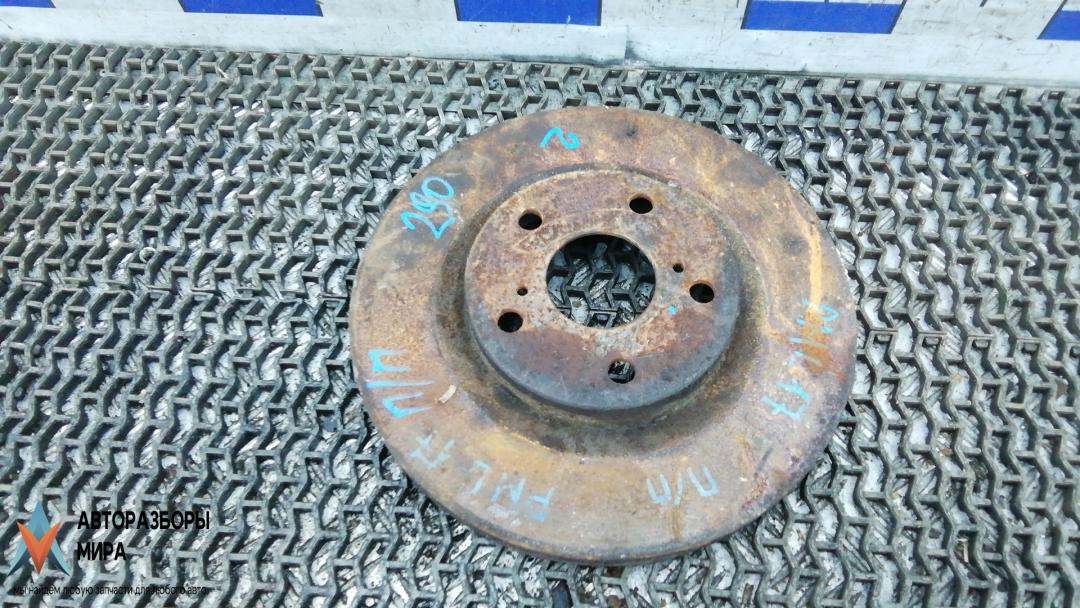 диск тормозной передний Toyota RAV4 3 поколение (XA30) 2006, 2.2 л., дизель, МКПП, внедорожник 5 дв., 4351242050 - фото №1