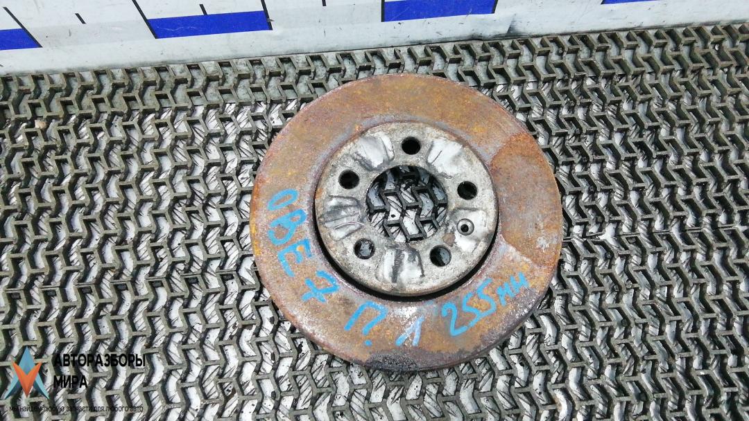 диск тормозной передний SEAT Ibiza 3 поколение 2005, 1.2 л., бензин, МКПП, хетчбэк 5 дв., 6R0615301C - фото №1