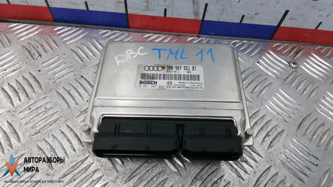 ЭБУ Audi A8 D3/4E 2002, 2.8 л., 30V, бензин, АКПП, седан, 3B0907551BT - фото №1