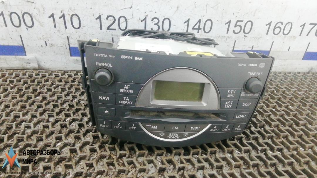 магнитола Toyota RAV4 3 поколение (XA30) 2007, 2.2 л., дизель, МКПП, внедорожник 5 дв., 8612042220 - фото №1