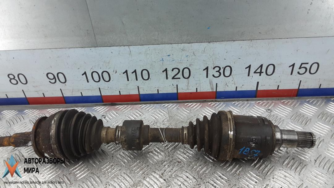 полуось передняя левая (приводной вал, ШРУС) Toyota RAV4 3 поколение (XA30) 2007, 2.2 л., дизель, МКПП, внедорожник 5 дв. - фото №1