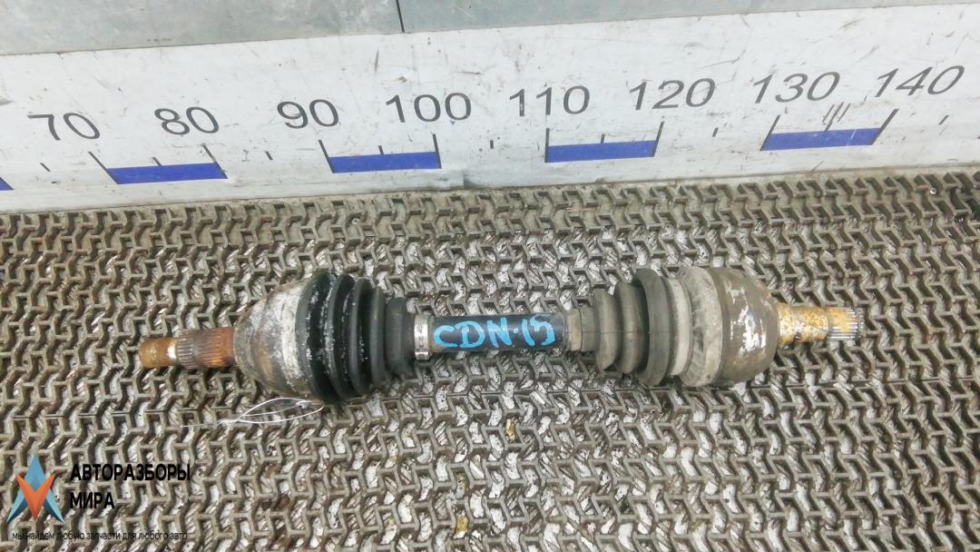 полуось передняя левая (приводной вал, ШРУС) Opel Zafira 2 поколение (B) 2007, 1.9 л., дизель, МКПП, минивэн - фото №1