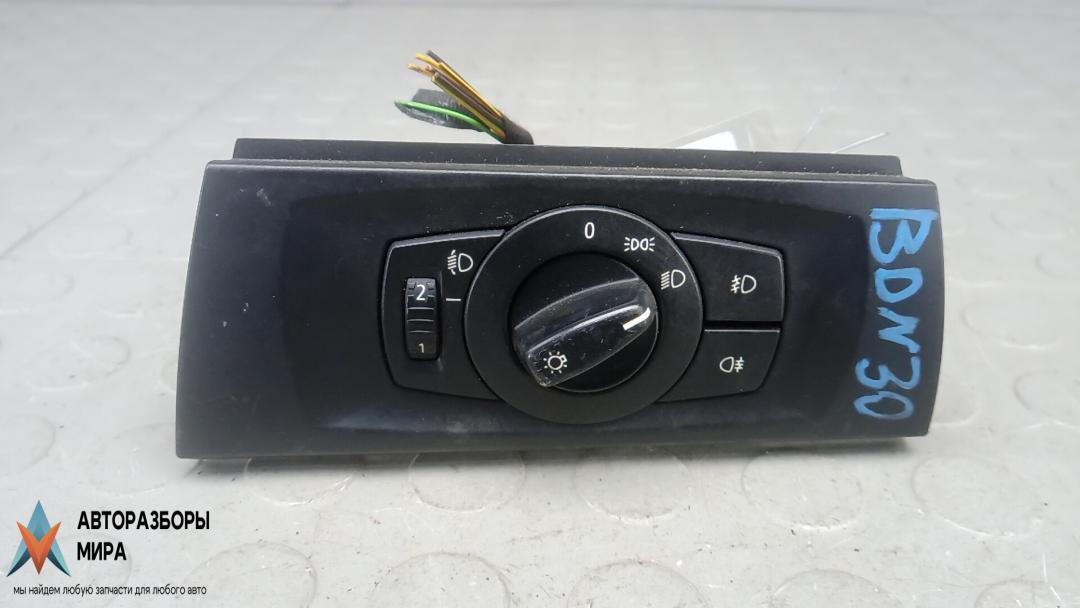 переключатель света BMW 3 серия E90/E91/E92/E93 2006, 2.0 л., 320d, дизель, МКПП, седан, 6932794 - фото №1