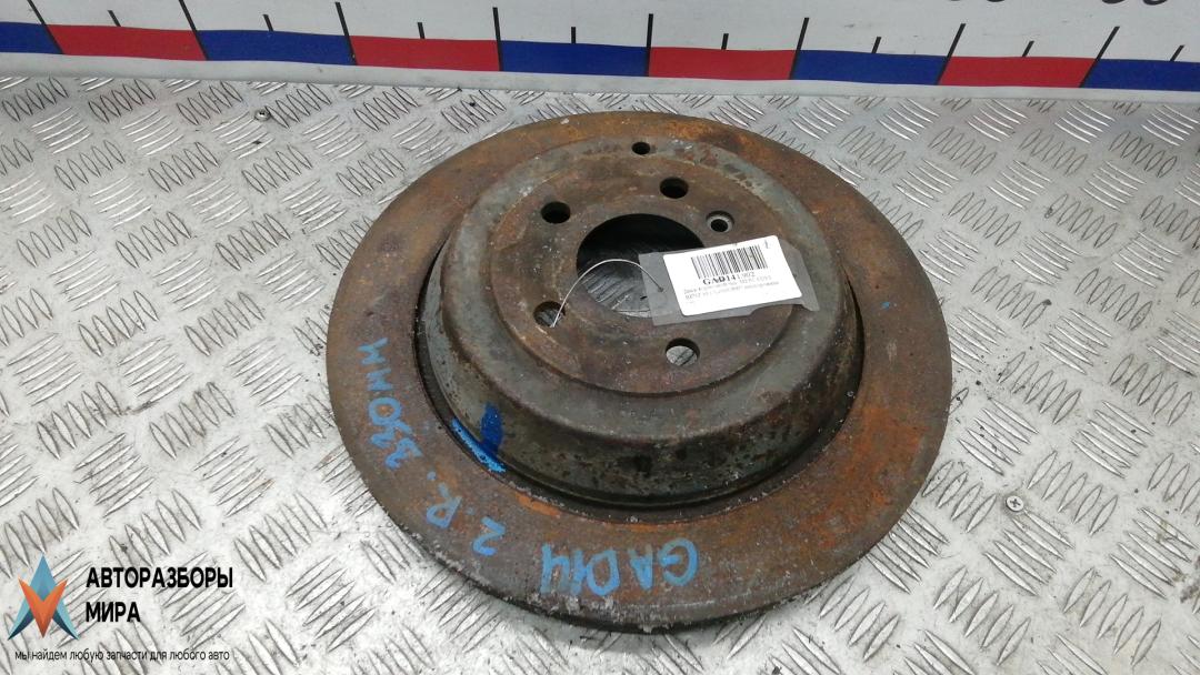 диск тормозной задний Mercedes-Benz M-Класс W164 2007, 3.0 л., D ML280 CDI, дизель, АКПП, внедорожник 5 дв. - фото №1